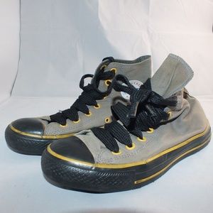 Gray High Top Converse Womens 8 Mens 6